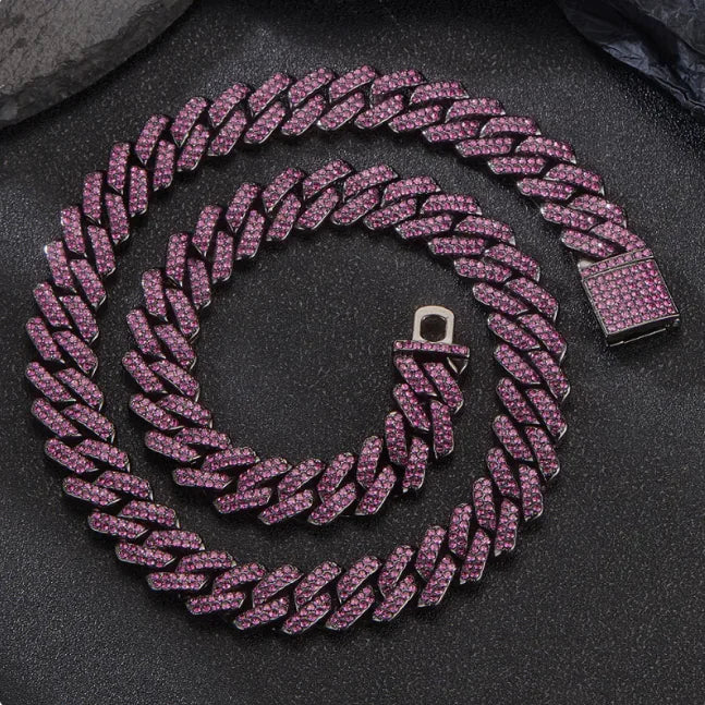 Men’s 14mm Cuban Link Chain Necklace or Bracelet