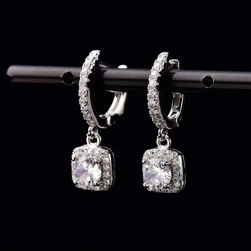 Iced Out Cz Hoop Earrings Premium Hypoallergenic Earrings Statement Mens Hip Hop Punk Rock Rapper Jewelry
