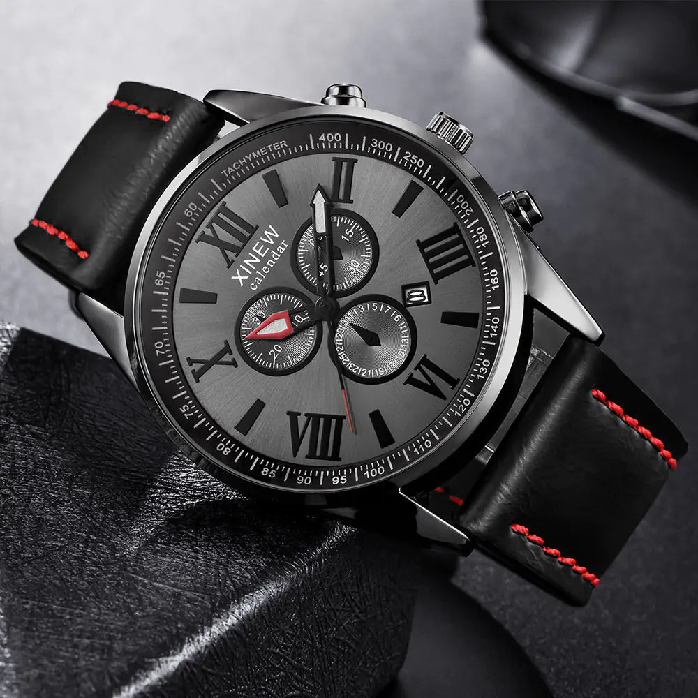 XINEW Men's Business Quartz Watch with Calendar