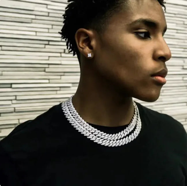 Men’s 14mm Cuban Link Chain Necklace or Bracelet