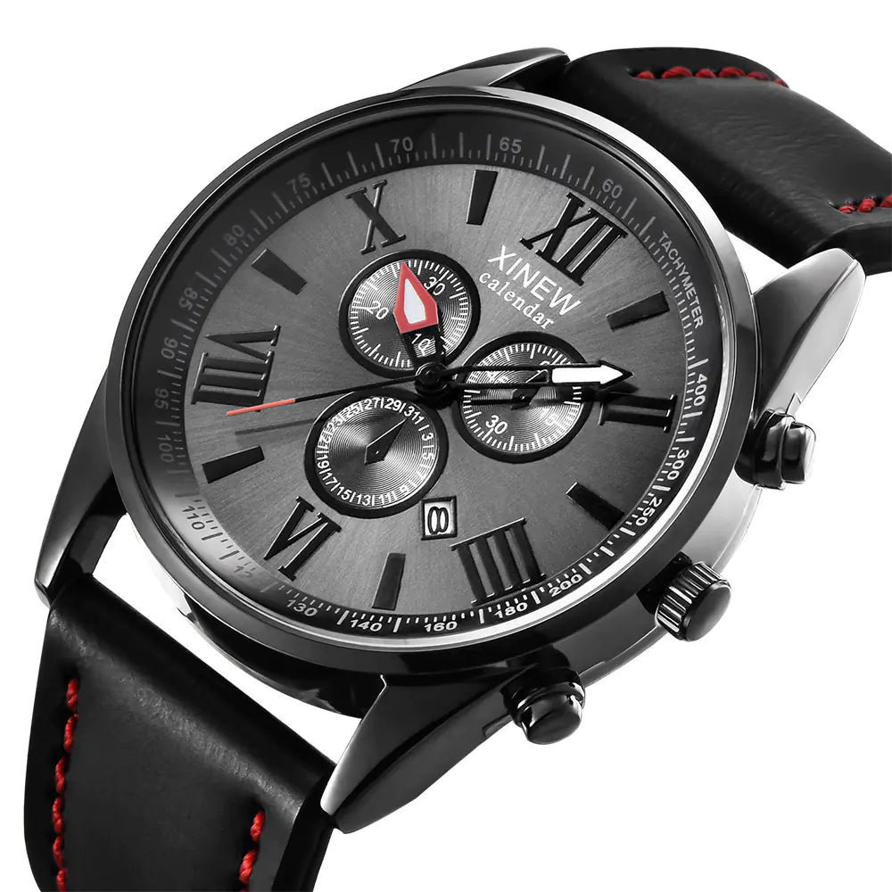 XINEW Men's Business Quartz Watch with Calendar