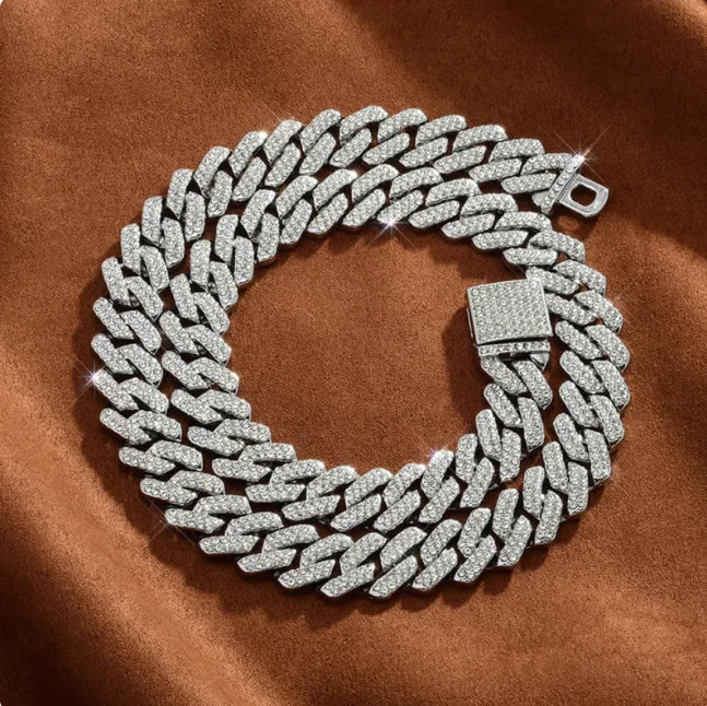 Men’s 14mm Cuban Link Chain Necklace or Bracelet