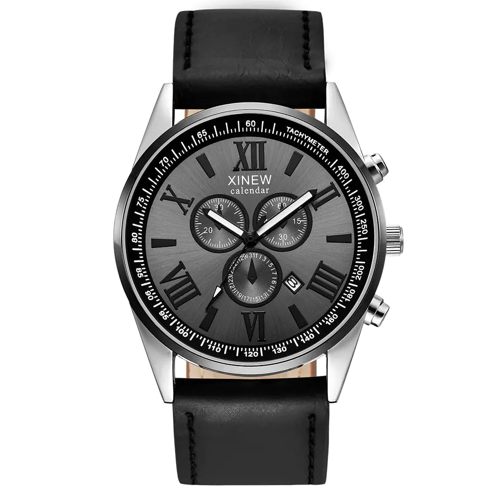 XINEW Men's Business Quartz Watch with Calendar