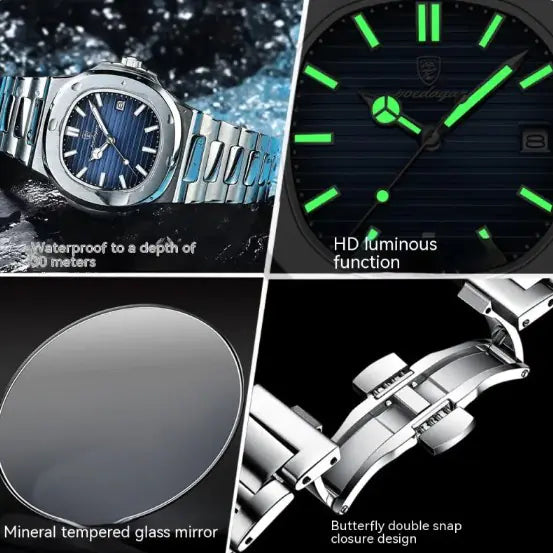 New Waterproof Men's Quartz Watch