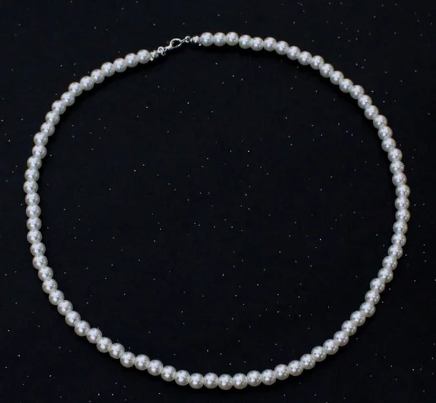 Pearl Necklace for Men,Modern Pearl Necklace, Men'S Necklace Pearl Jewelry,Gift for Men Women