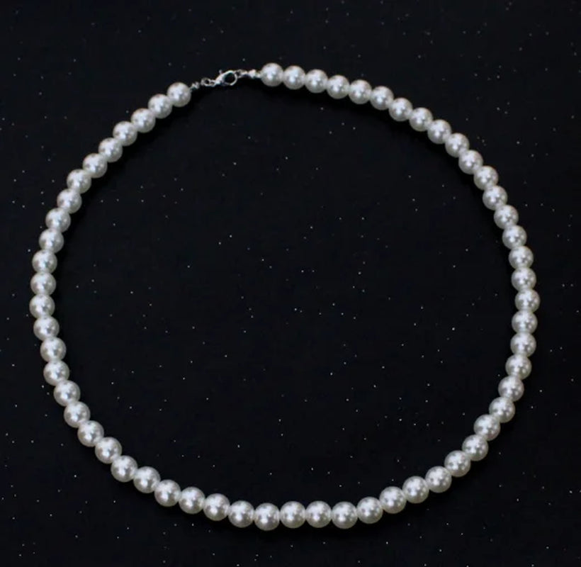 Pearl Necklace for Men,Modern Pearl Necklace, Men'S Necklace Pearl Jewelry,Gift for Men Women