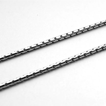 Men Necklace 2020 Stainless Steel Neck Chain for Men Cuban Link Chain Wholesale Accessories Lobster Chain Simple Buckle