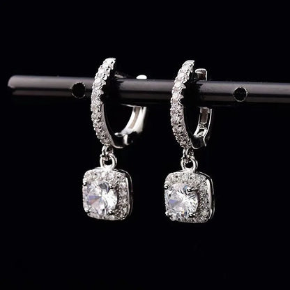 Iced Out Cz Hoop Earrings Premium Hypoallergenic Earrings Statement Mens Hip Hop Punk Rock Rapper Jewelry
