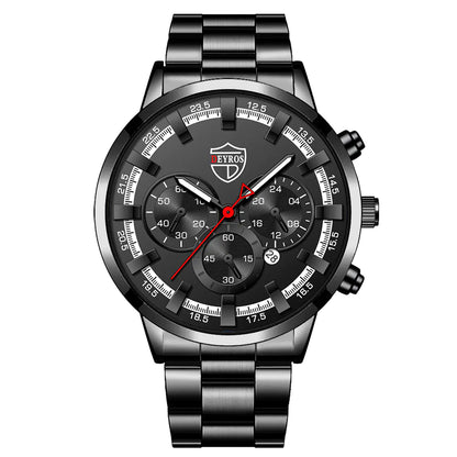 Luminous Quartz Watch for Men's Fashion and Business