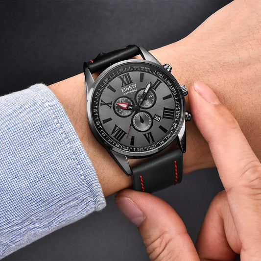 XINEW Men's Business Quartz Watch with Calendar