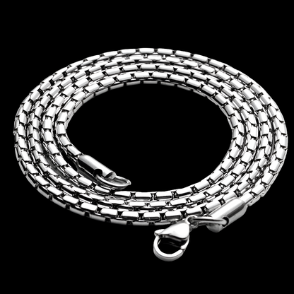 Men Necklace 2020 Stainless Steel Neck Chain for Men Cuban Link Chain Wholesale Accessories Lobster Chain Simple Buckle