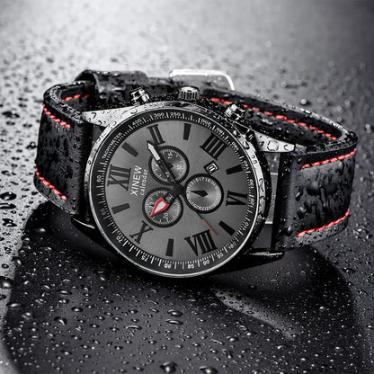 XINEW Men's Business Quartz Watch with Calendar
