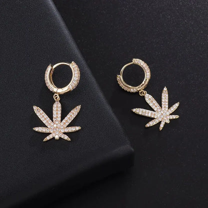 Iced Out Cz Hoop Earrings Premium Hypoallergenic Earrings Statement Mens Hip Hop Punk Rock Rapper Jewelry