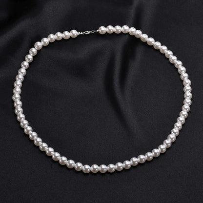 Pearl Necklace for Men,Modern Pearl Necklace, Men'S Necklace Pearl Jewelry,Gift for Men Women