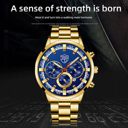 Luminous Quartz Watch for Men's Fashion and Business